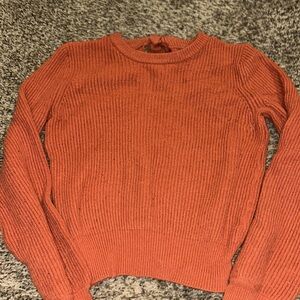 Charlotte Russe Rust Ribbed Sweater